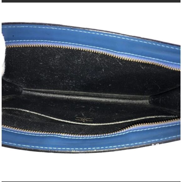 Louis Vuitton Bag Clutch EPI Blue M52525 SR0997 Authentic - Picture 6 of 12
